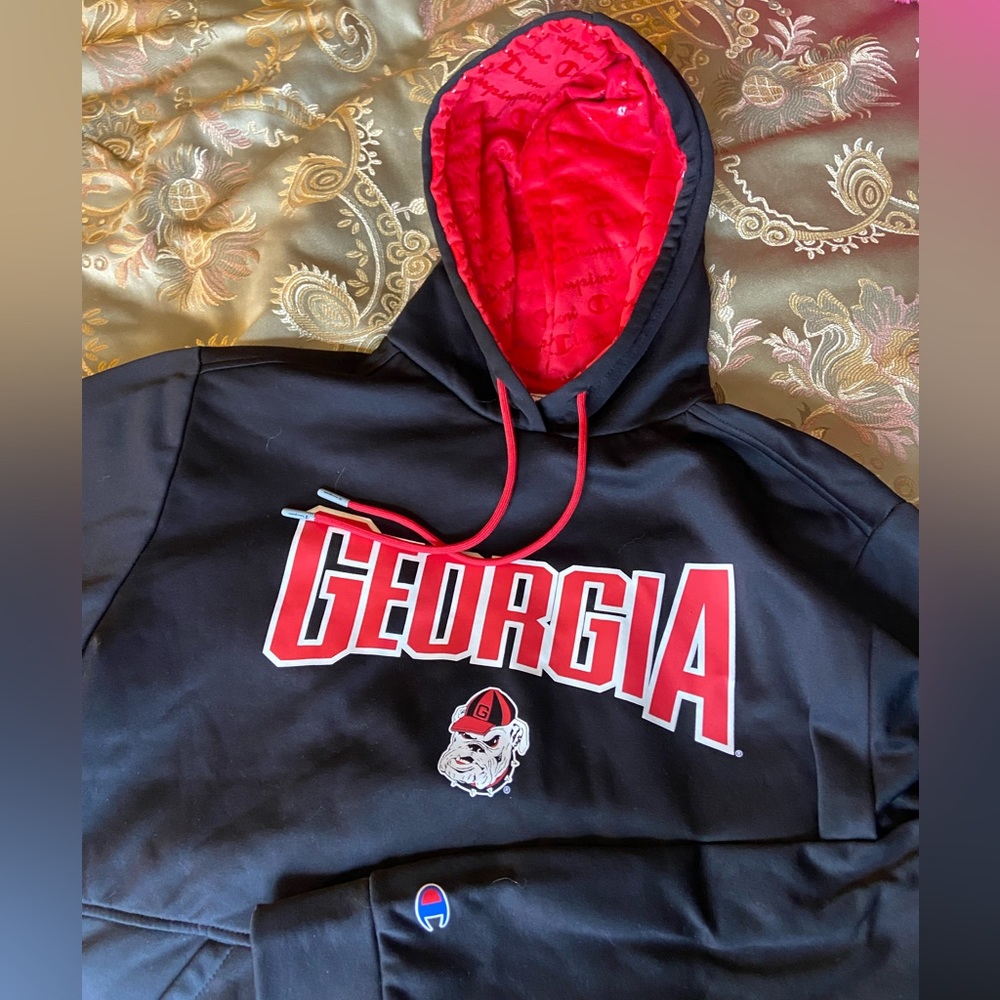 Champion UGA Athletic Wear Fleece Hoodie